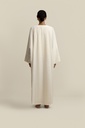 Earth Woven White Abaya