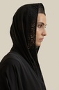 Earth Woven Black Abaya