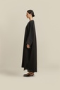 Earth Woven Black Abaya