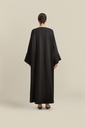 Earth Woven Black Abaya