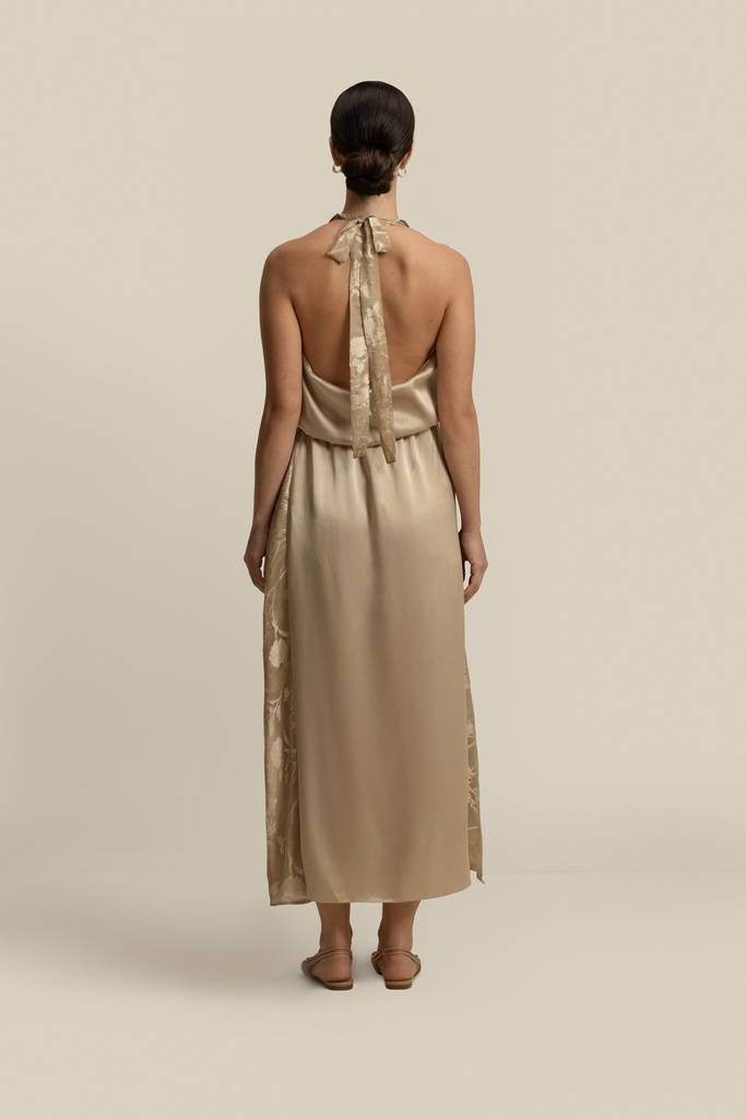 Soft Petal Sand Dress