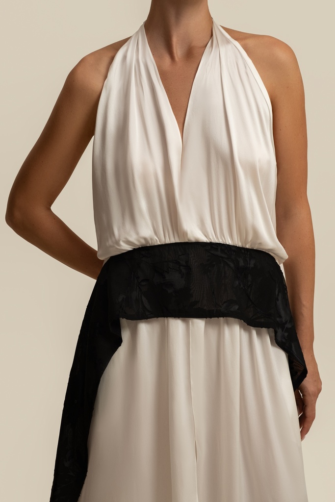 Soft Petal White Dress