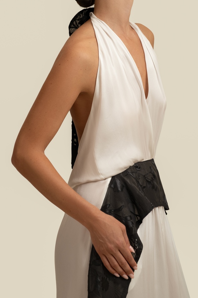 Soft Petal White Dress