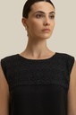 Woven Black Dress