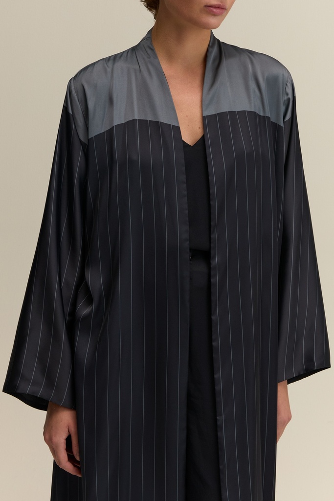 Pinstripe Grey