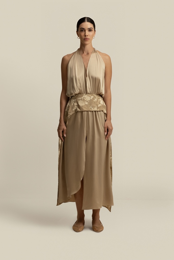 Soft Petal Sand Dress RTW