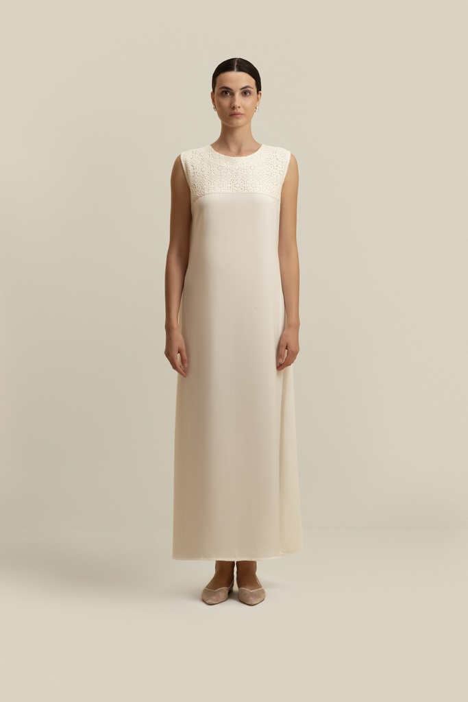 Woven White Dress RTW