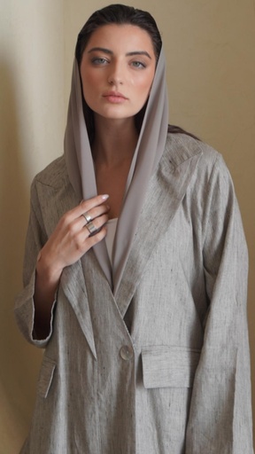 Signature Linen Jacket Beige