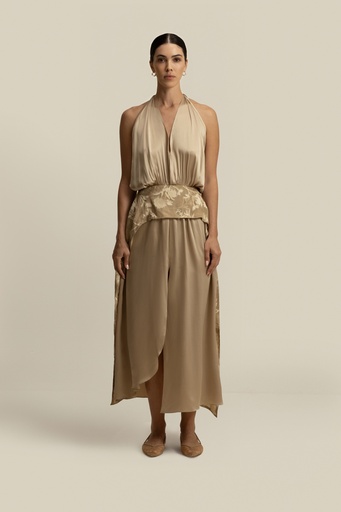 Soft Petal Sand Dress RTW